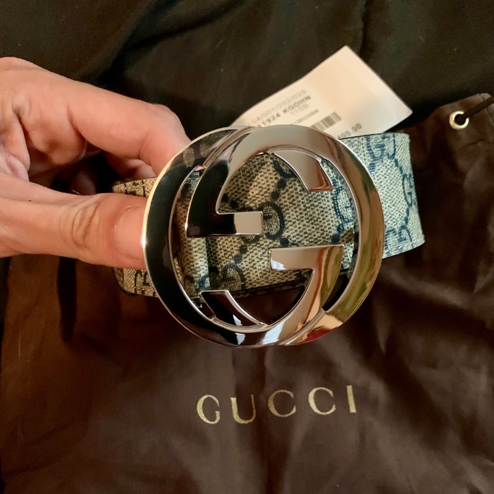 Gucci GG Supreme Beige Belt (FATHER DAY SALE)